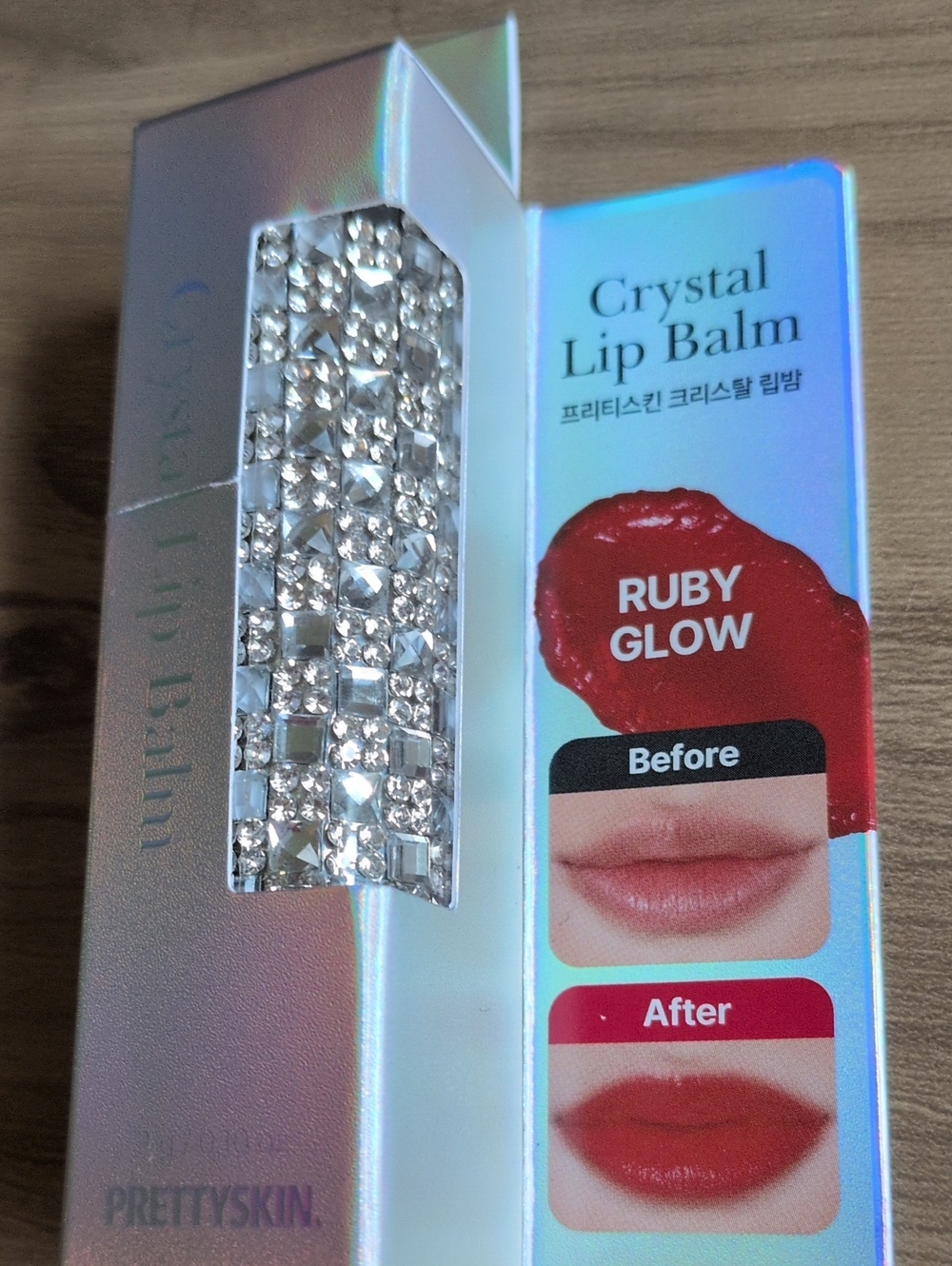 Crystal Lip Balm - Ruby Glow (Red)
